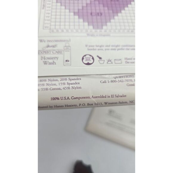 EF 1995 Hanes Silk Reflections PEARL & Profiles WHITE Control Top / lot of 3 - Picture 8 of 9